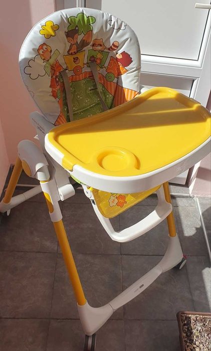 Столче за хранене Peg Perego Prima Pappa Zero Follow Me, Многоцветно