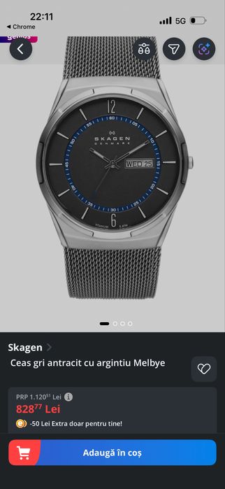 Ceas barbati Skagen Melbye