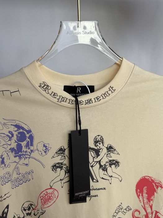 Represent Beige Long Sleeve | Hanorac Represent ( 2 colours )