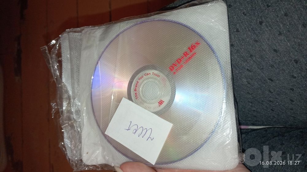 Диски CD-R и DVD-R 4,7 ГБ — новые