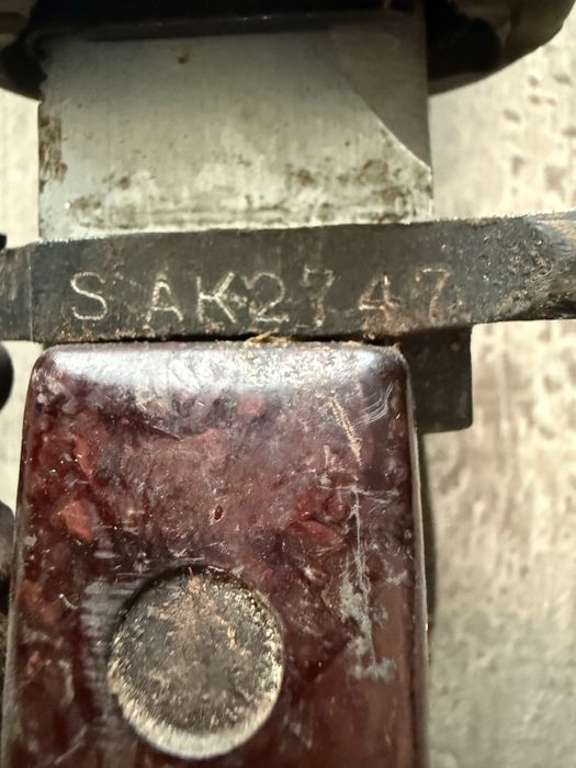 Baioneta AK47 , autentica