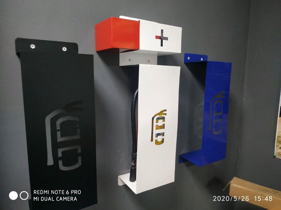 Защитный экран для огнетушителя