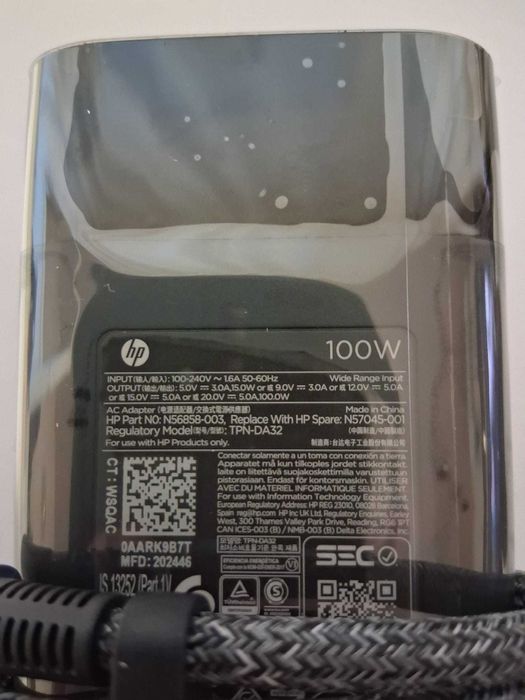 Alimentator incarcator HP 100W USB C