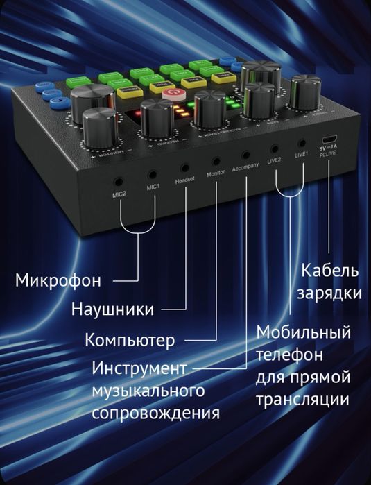 Стриминговый микрофон SM-600 G