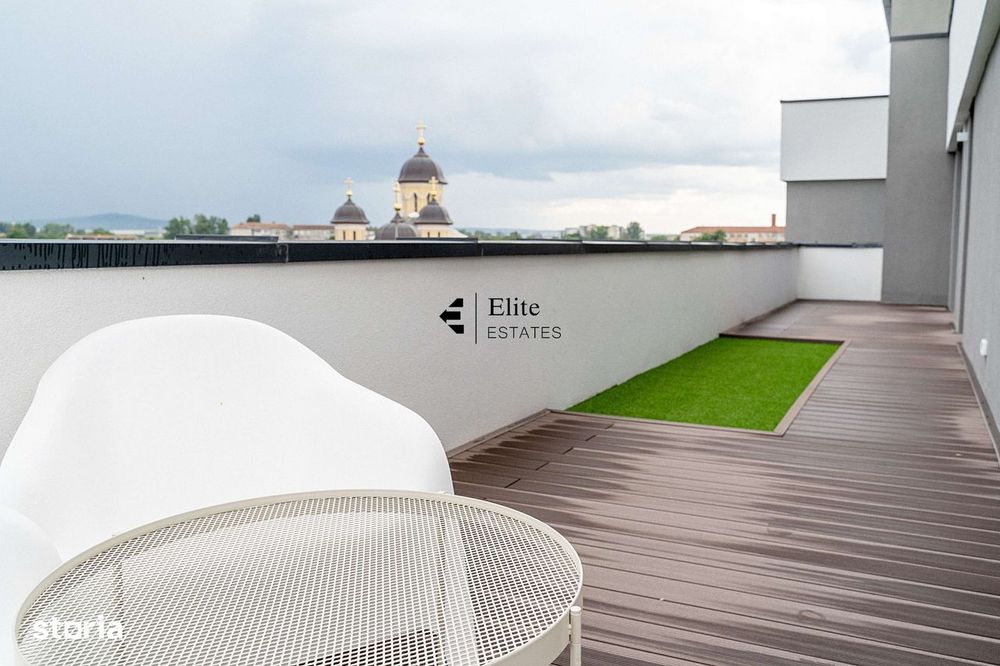 Apartament nou cu 2 camere cu o terasa de 46 mp