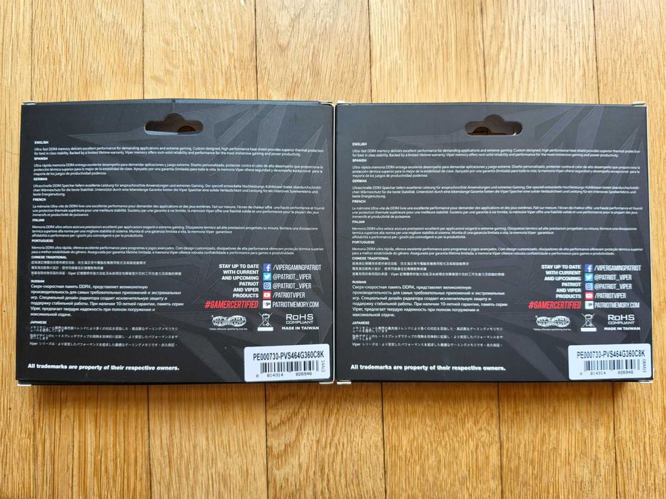 Гаранция! Ram памет Patriot Viper Steel 128GB (4 x 32GB) DDR4 3600MHz