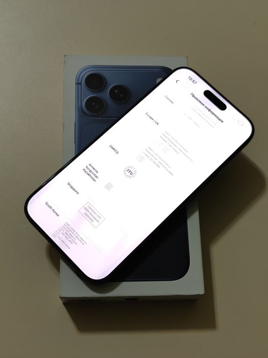 iPhone 17 Pro Max 256 gb 36 цикл EAC
