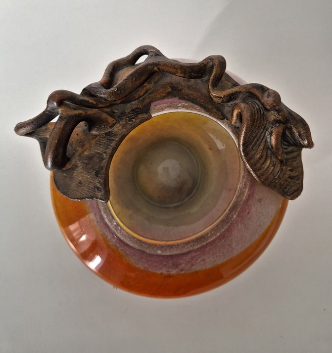 Filip Ravert Vas sticla ornament metalic