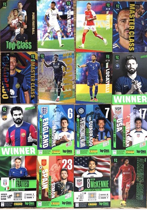 Cartonașe fotbaliști Panini, Match Attax și Abtibilduri