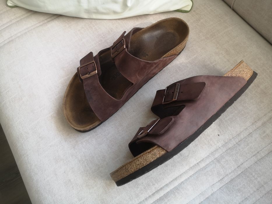 Birkenstock N 46 като нови, естествена кожа, модел Arizona