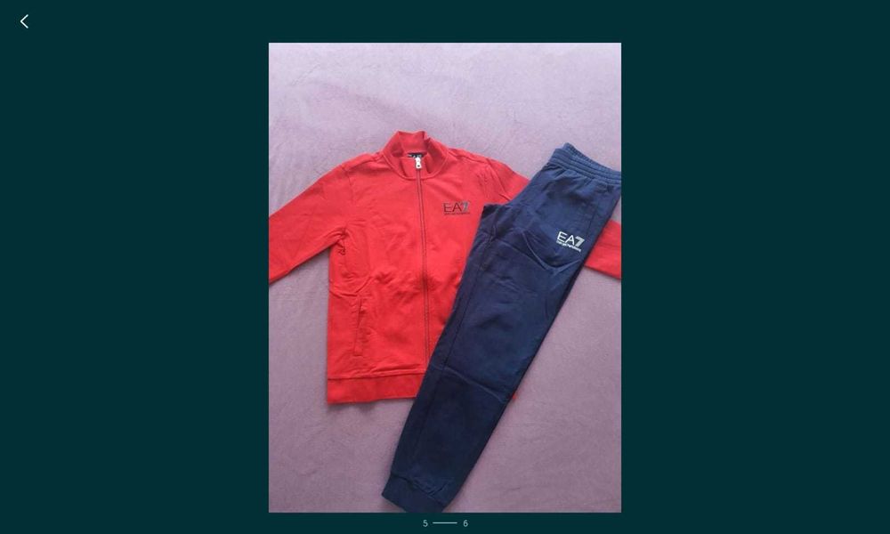 trening armani unisex copii original varsta 8-10 ani