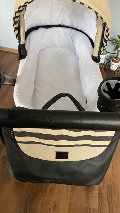 Бебешка количка 3 в 1 Dada Paradiso Stars Gold