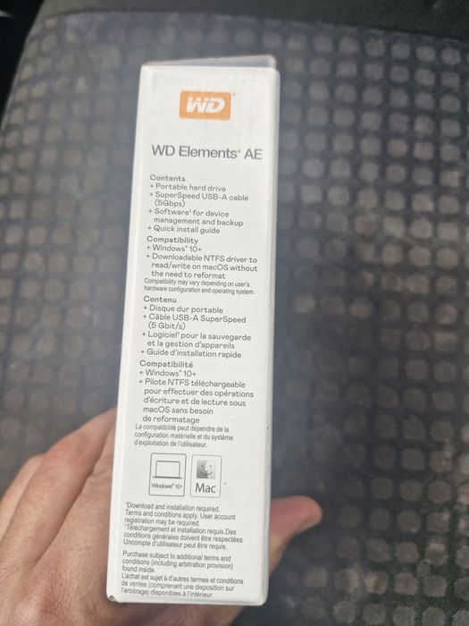 WD 4tb HDD NOU nefolosit