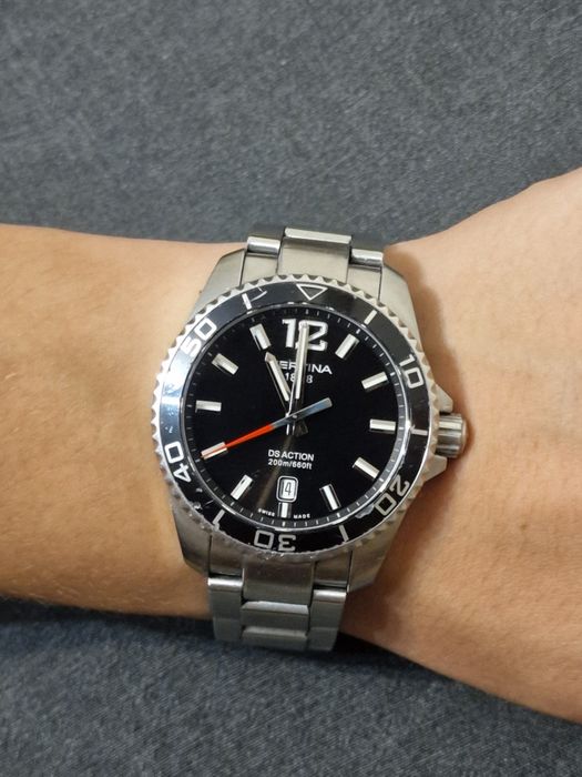 Certina DS Action 200м Swiss Made оригинал, сапфир