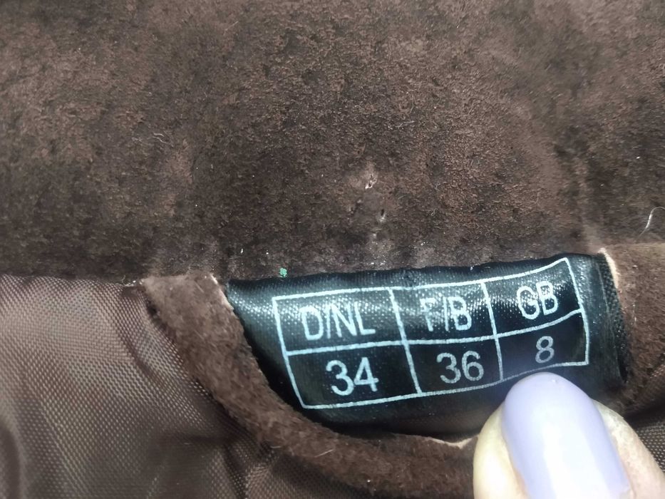 Palton dama piele naturala intoarsa