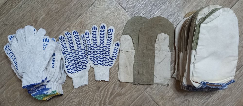Продам летние х/б рабочие комплекты.Рабочие варежки.