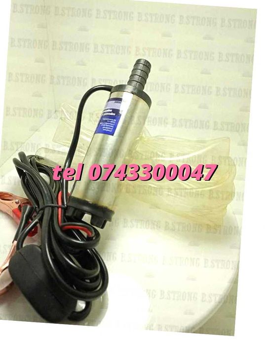Unitate Transfer Orice Lichid 12V Autoturism Submersibila 12V 12 L / Min , 38Mm , Mutare Combus Alimentare 12V Auto Conform Specificatiilor Din Titlu