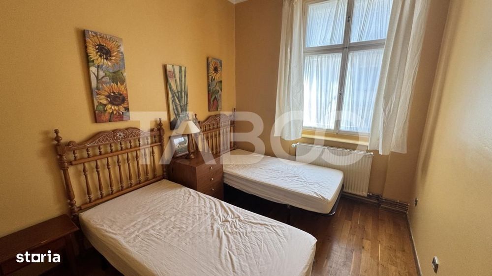 Apartament 3 camere de inchiriat mobilat utilat 90mpu BALCESCU Sibiu
