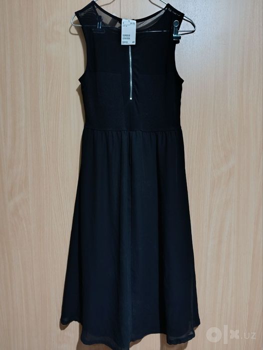 Чёрное платье H&M, L