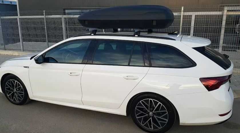 Автобокс Art Plast 169x79x37.5cm с ключ, 400 литра черен карбон