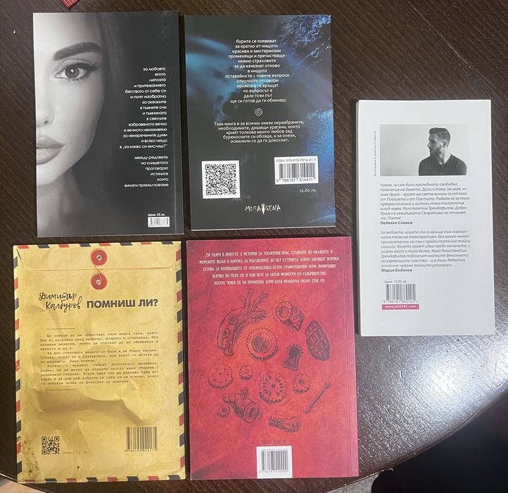Книги - Българска поезия, Съвременна българска литература