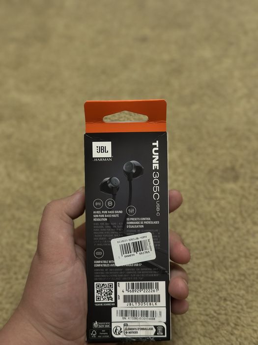 JBL naushnik sotiladi 100% Original JBL Tune-305C- USB -C Designe by
