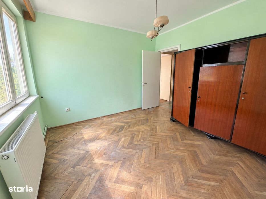 Apartament 2 camere, Parter înalt, centrală, 46mp utili, Semicentral!