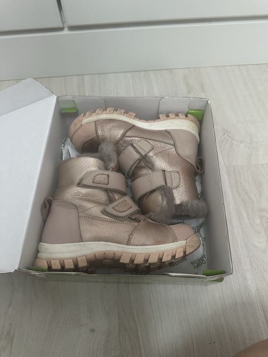 Зимние кожанные ботинки