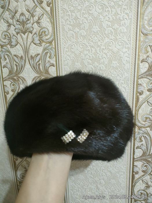 Норковая шапка новая