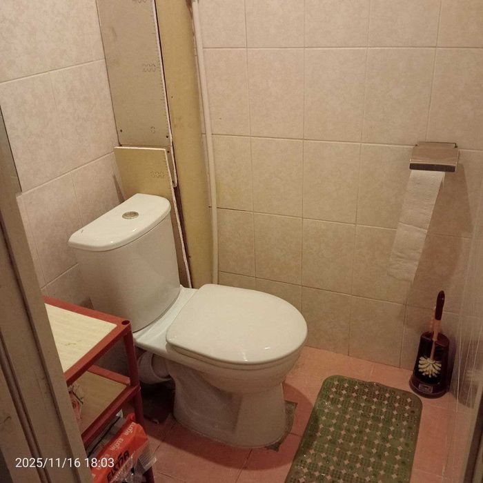 3-ком квартира без ремонта с гаражом, кирпич 3/2/2