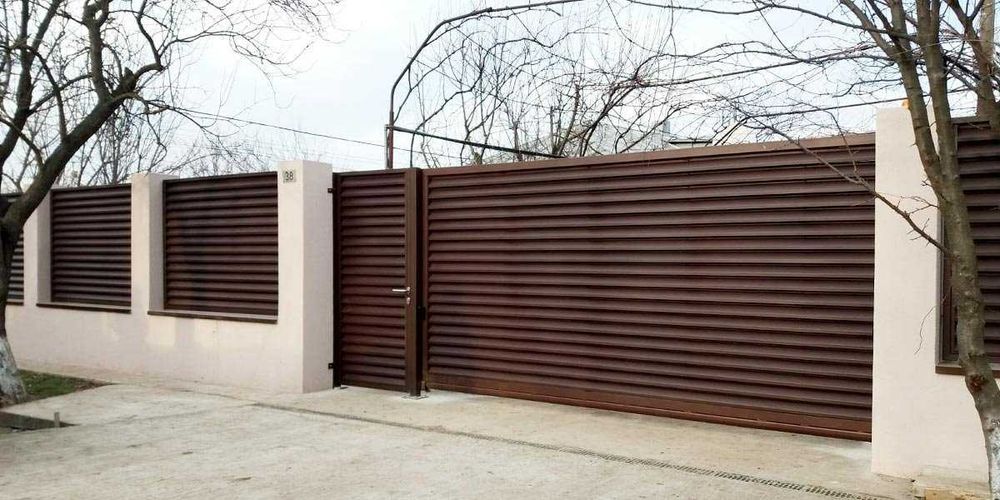 Garduri din panou stil jaluzele de diferite modele si dimensiuni