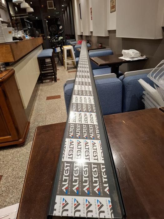 Алуминиев первази подпрозоръчен антрацитен