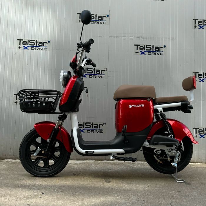 Eлектрически скутер TELSTAR EMAL 1200W с двойна седалка и педали 2025