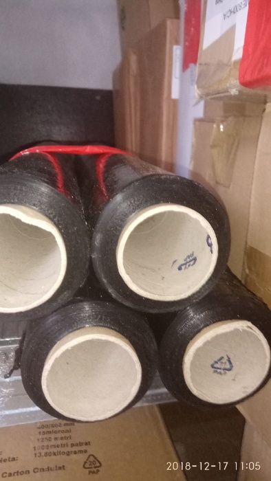 Folie stretch manual negru 3 kg