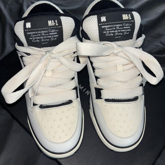 Amiri Ma-1 alb negru