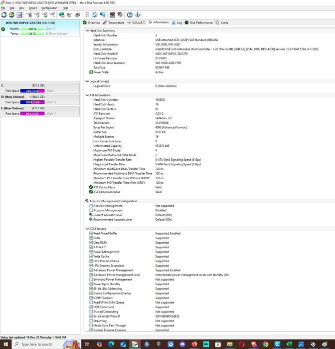Hard Disk extern slim Orico 1TB, 5400rpm USB 3.0, 2.5" - poze reale