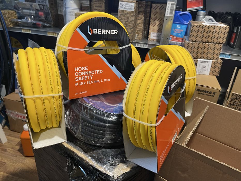 Furtun aer comprimat Berner - Abac 10m - 20m - 30m - 40m - 50m