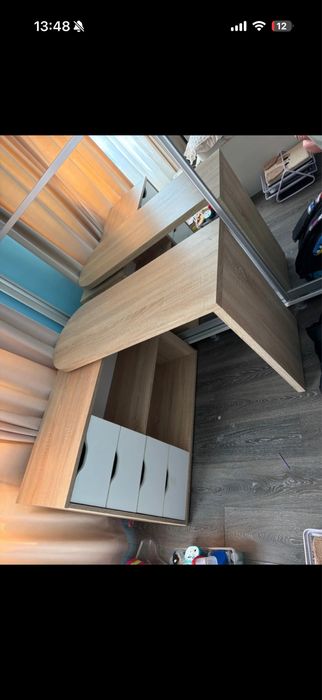 Birou jysk+scaun rabatabil(extensibil)