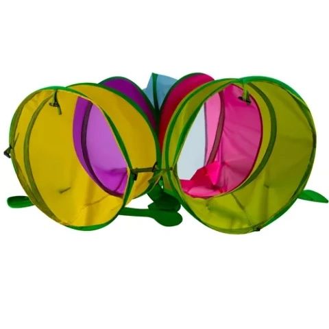 Детска палатка тунел за игра във формата на гъсеница