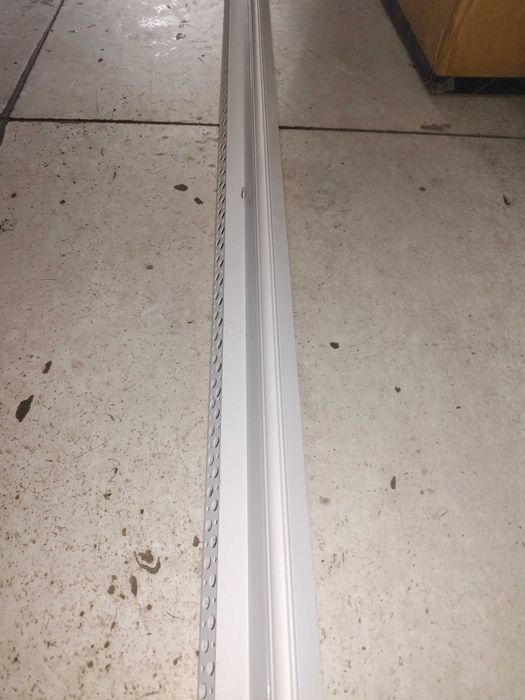 Теневой профиль для гипсокартона белый