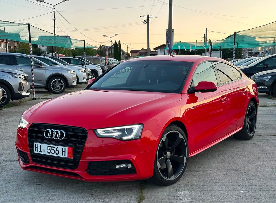 Audi A5 S line 2.0d 190cp Euro 6 jante Rotor încălzire automata  clima dubla sensori volan s line Garanție Germania distributie noua