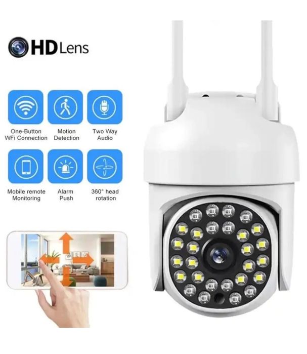 Camera Supraveghere Jortan FullHD Exterior Interior Wifi Camera IP, camera rotativa cu video interfon