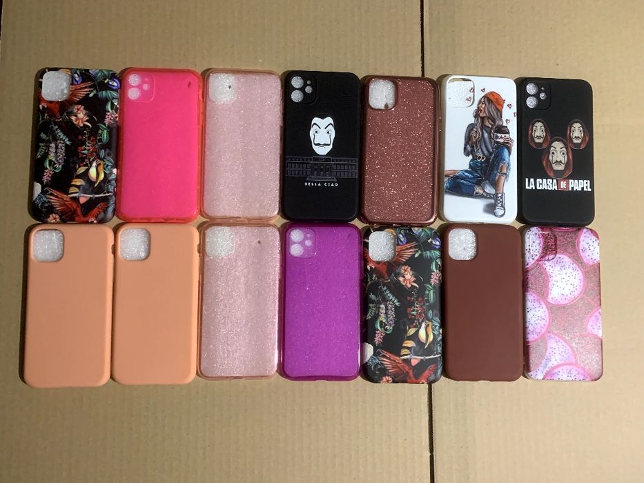 Set 14 huse pentru iPhone 11 noi sigilate