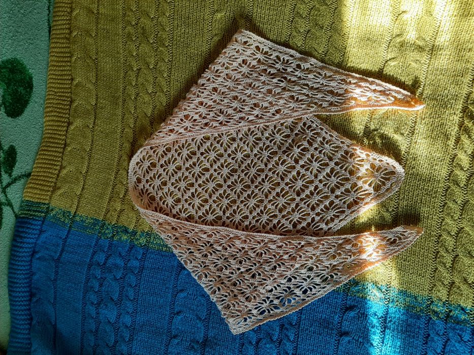 Косынка ручная работа