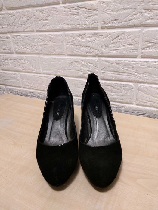 Туфли замша на платформе