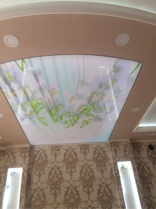 натяжные потолки  3D fotooboi