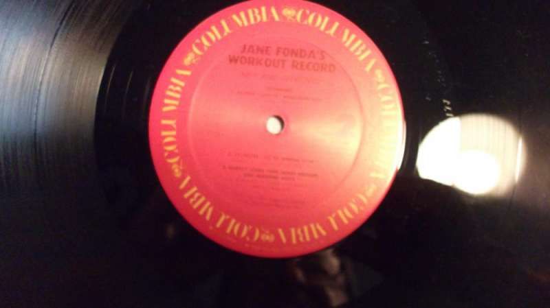 аеробиката на Джейн Фонда двоен албум (плочи)