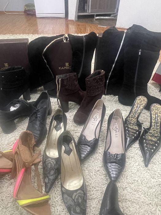 Распродажа обуви кожа , замша