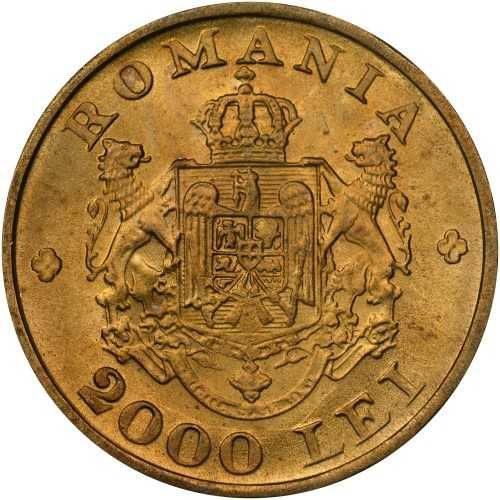Monede colectie romanesti 200 lei argint 2000 lei bronz