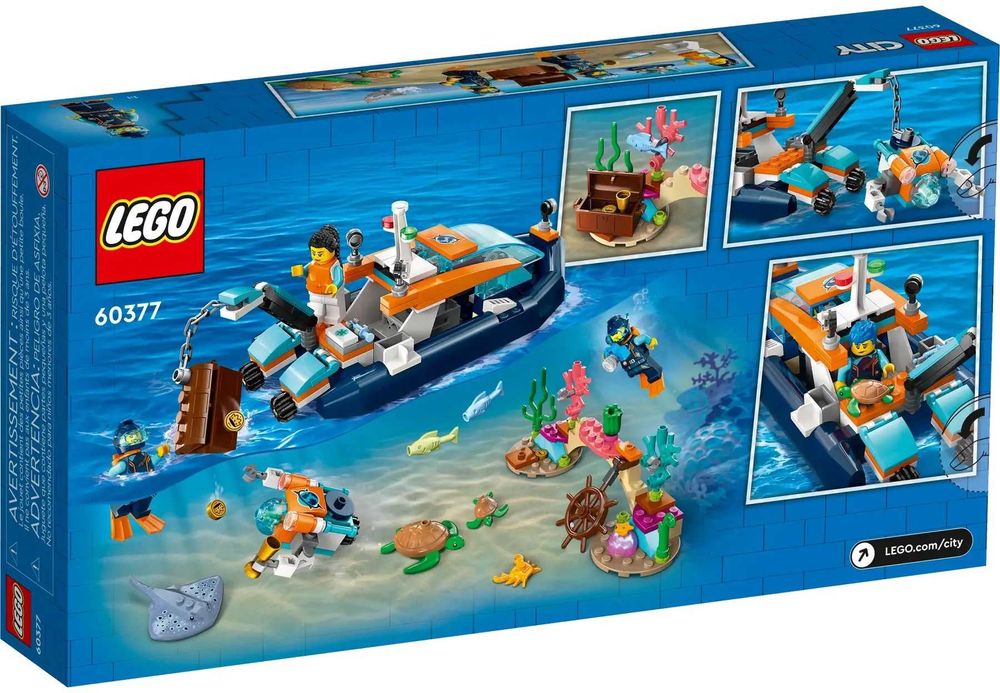НОВО LEGO City 60377 - Explorer Diving Boat